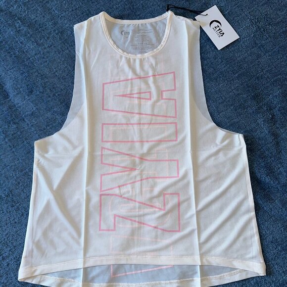 ZYIA Active ZYIA ATHLETE TANK TOP Sports Size: M Color Light Pink NWT - Picture 2 of 7